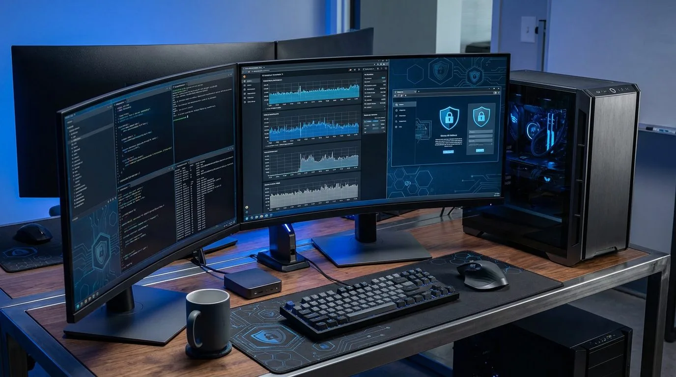 How to set up IronClaw with database dashboards, terminal windows, and a secure AI assistant environment on a desktop workstation