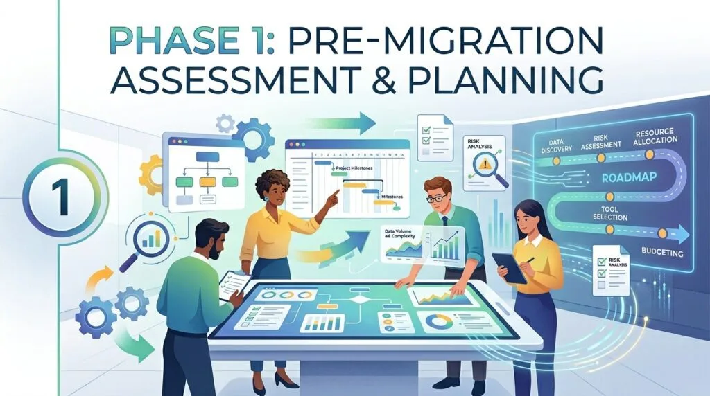 The Complete Guide to Cloud Migration Process: A Step-by-Step Blueprint for 2026 17 Phase 1: Pre-Migration Assessment & Planning