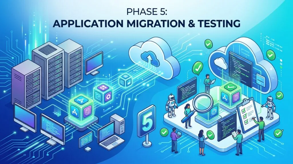 The Complete Guide to Cloud Migration Process: A Step-by-Step Blueprint for 2026 21 Phase 5: Application Migration & Testing