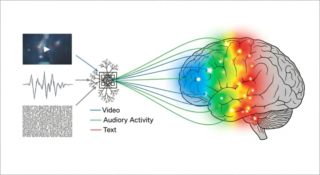 TRIBE v2 Model: 7 Critical Facts About Meta's Predictive Brain Foundation Model 9 TRIBE v2 model in simple terms