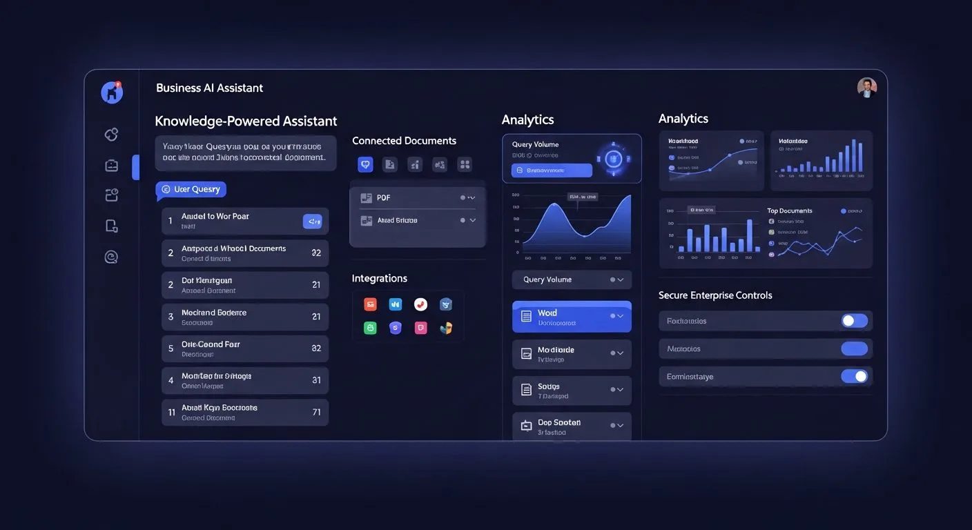What is CustomGPT.ai shown as a business AI and RAG platform with citations, knowledge integrations, secure deployment, and API-driven workflows