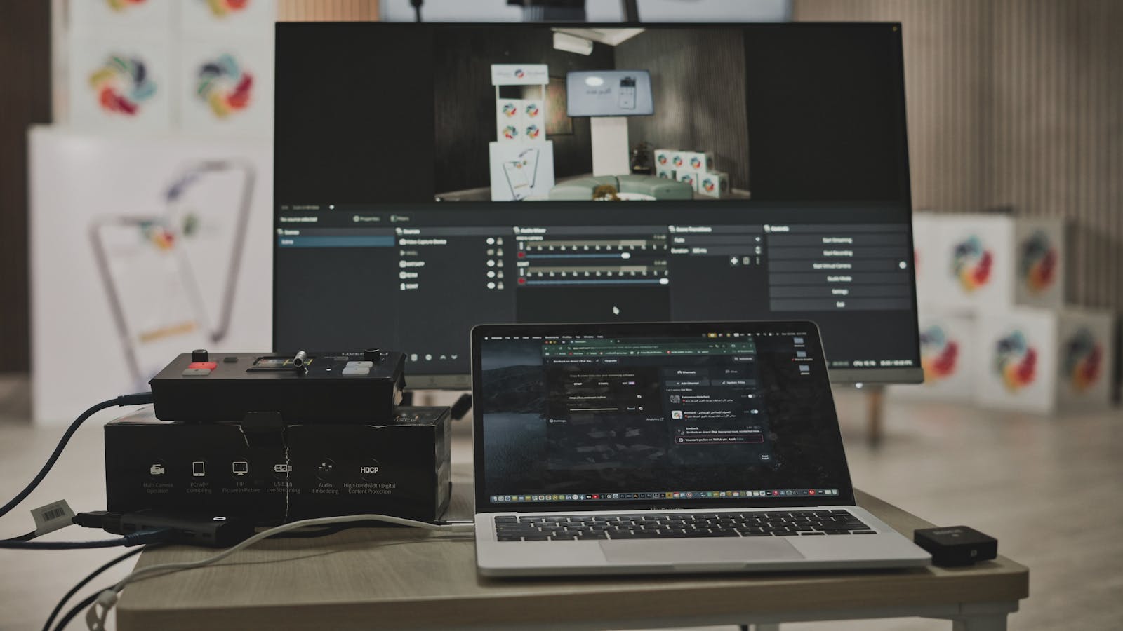 AIOps ROI for helpdesks shown through support analytics dashboards on laptop monitors