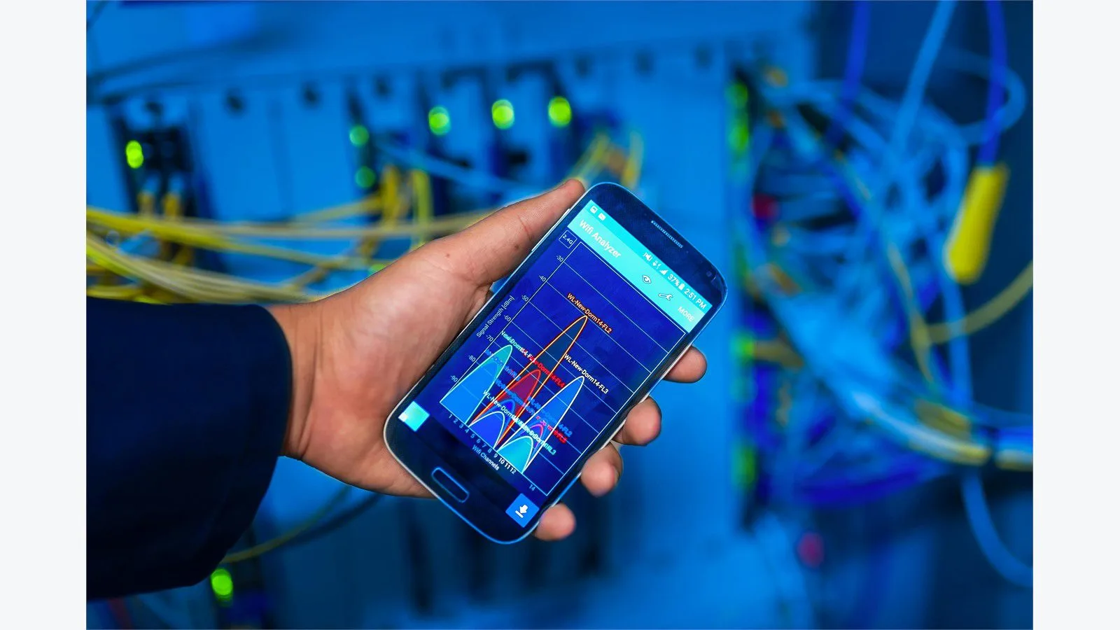 Network analysis on a smartphone inside a server environment during failure-path monitoring