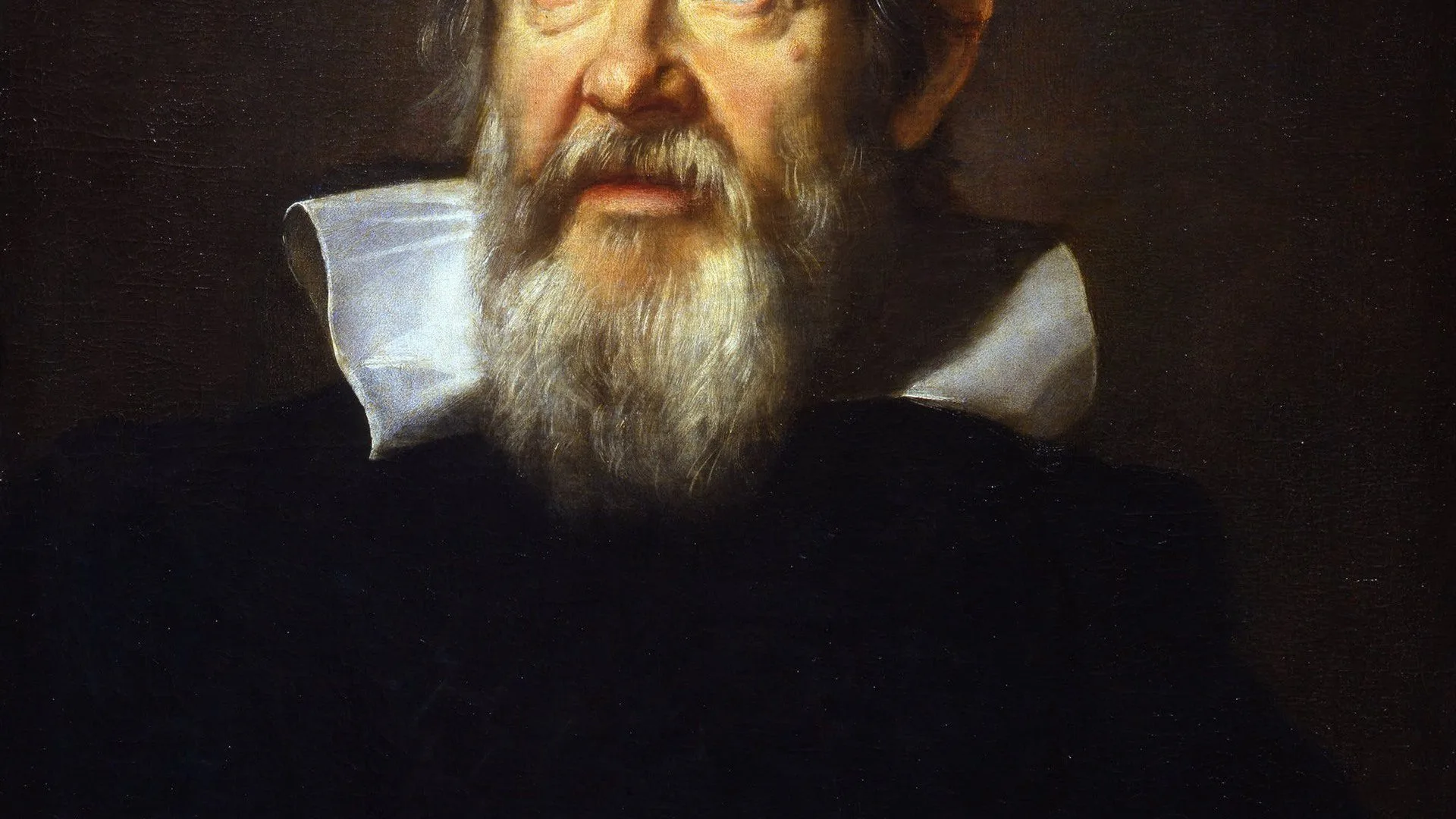 Galileo Galilei portrait in later life