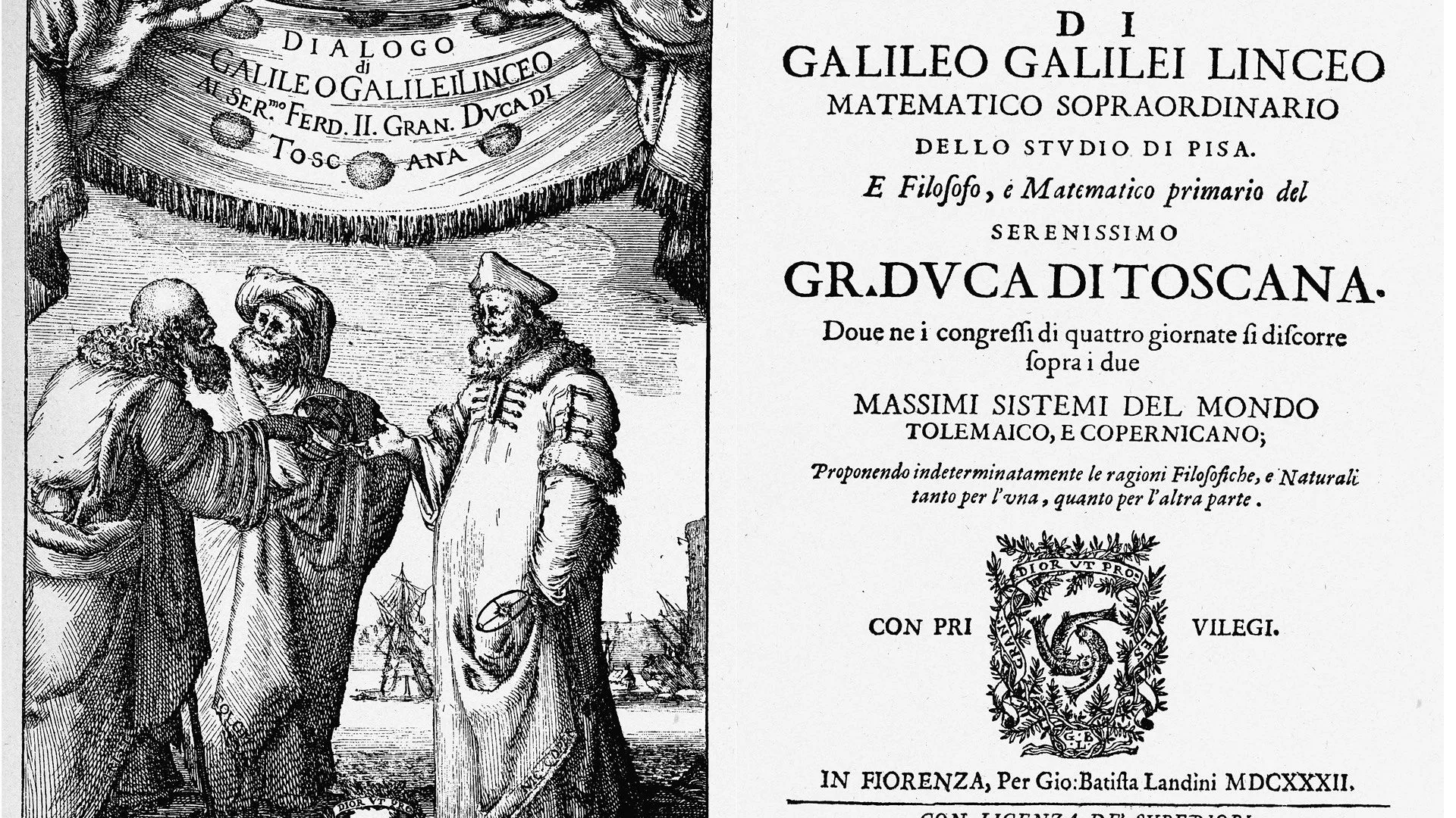 Galileo Galilei: 7 Remarkable Discoveries, Inventions, and Lasting Impact 17 Title page from Galileo's Dialogue Concerning the Two Chief World Systems