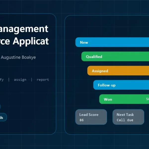 Lead Management Salesforce Application
