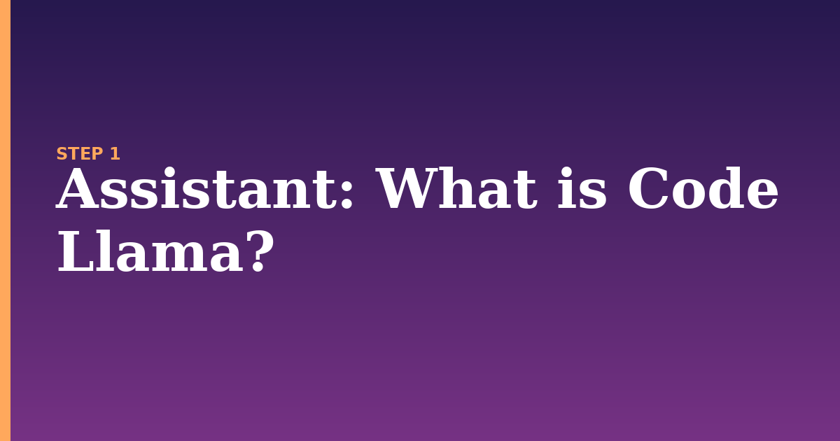 assistant illustration for: What is Code Llama?