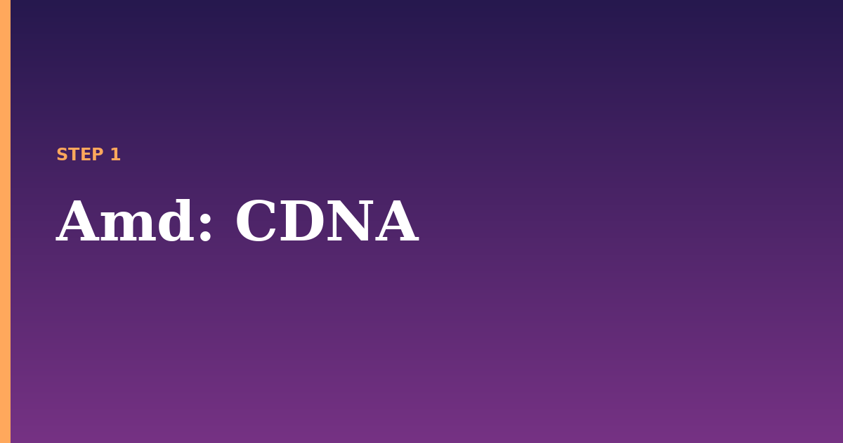 amd illustration for: CDNA