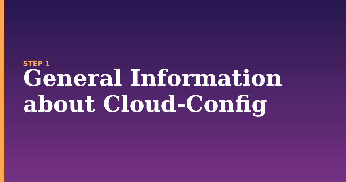 cloud-config illustration for: General Information about Cloud-Config