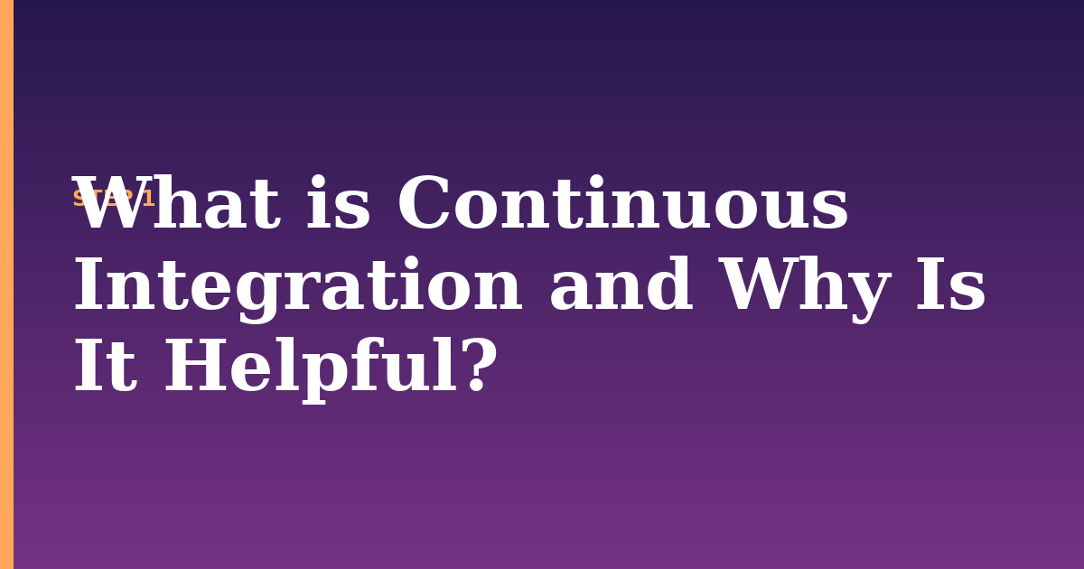 integration illustration for: What is Continuous Integration and Why Is It Helpful?