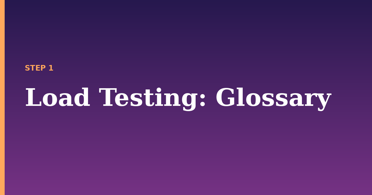 load testing illustration for: Glossary