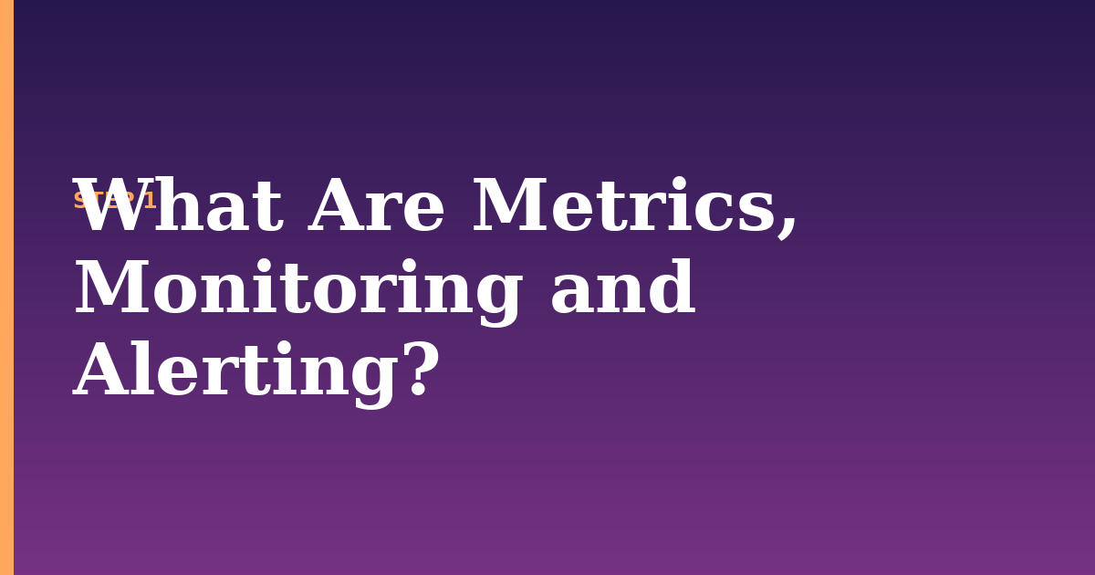 monitoring illustration for: What Are Metrics, Monitoring and Alerting?