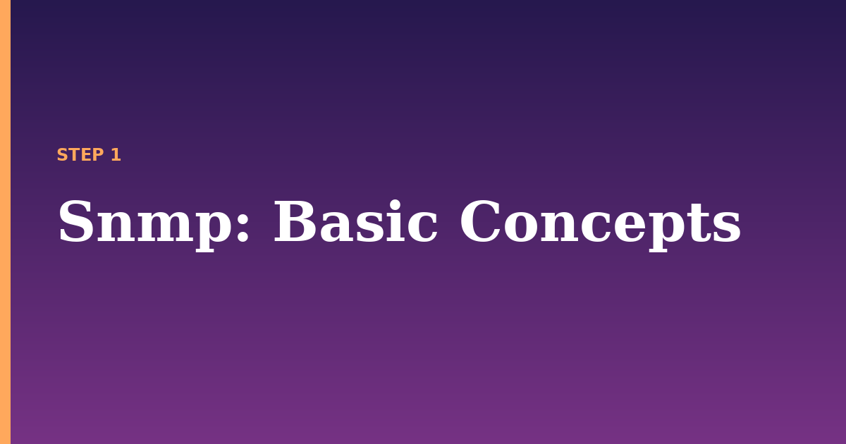 snmp illustration for: Basic Concepts