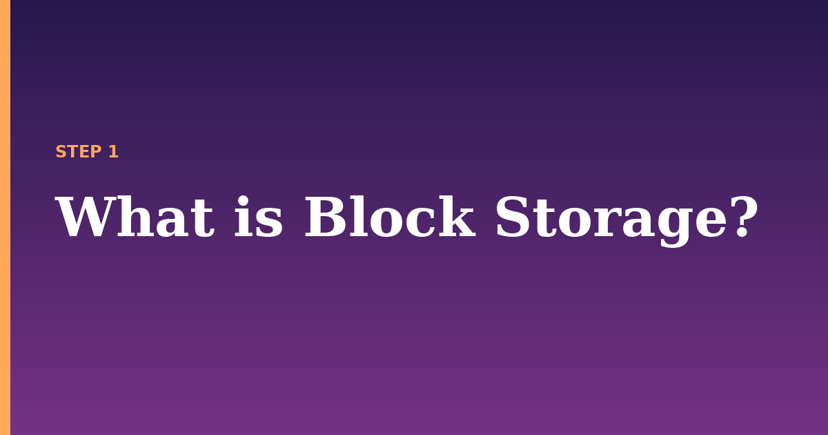 storage illustration for: What is Block Storage?