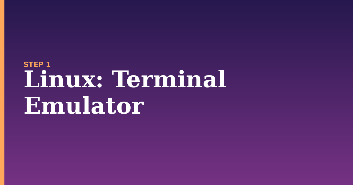 linux illustration for: Terminal Emulator