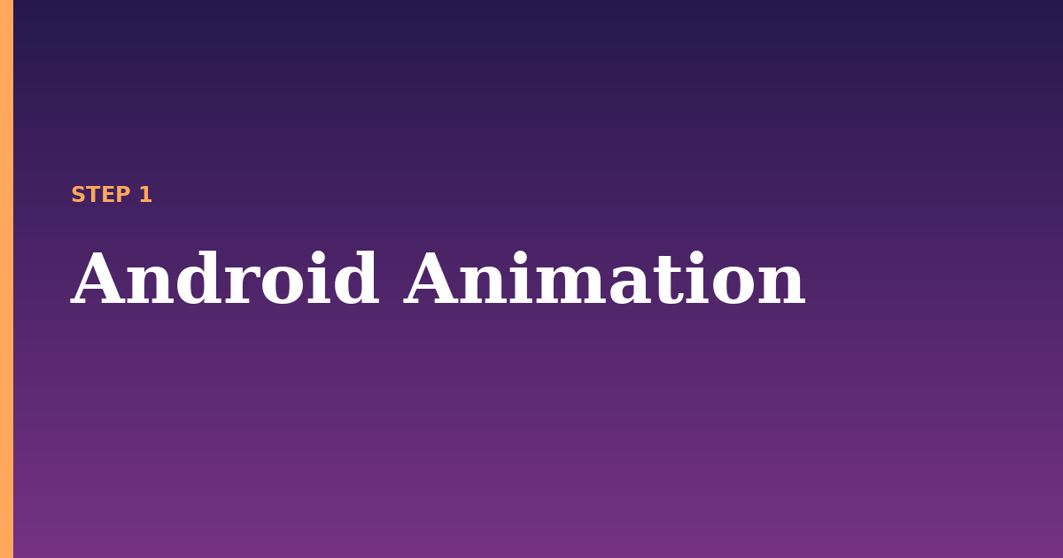 android illustration for: Android Animation