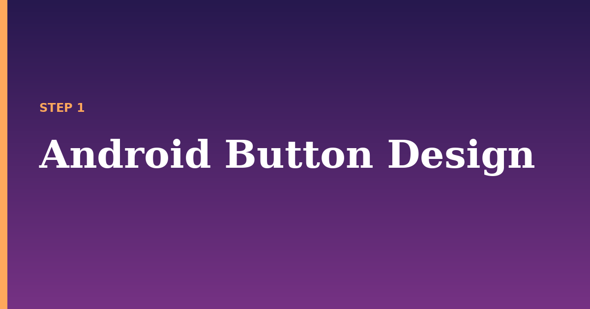 android illustration for: Android Button Design