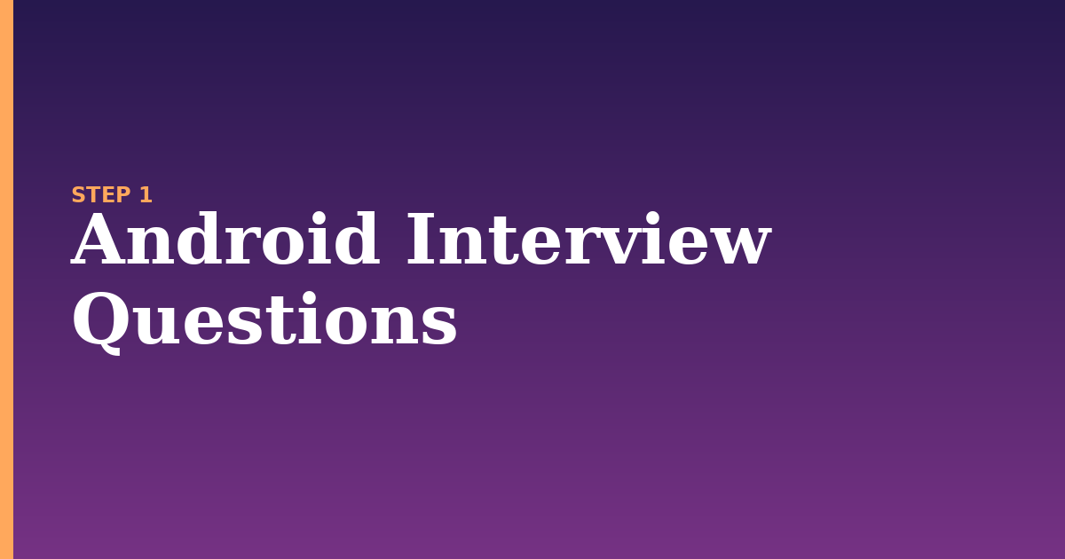 android illustration for: Android Interview Questions