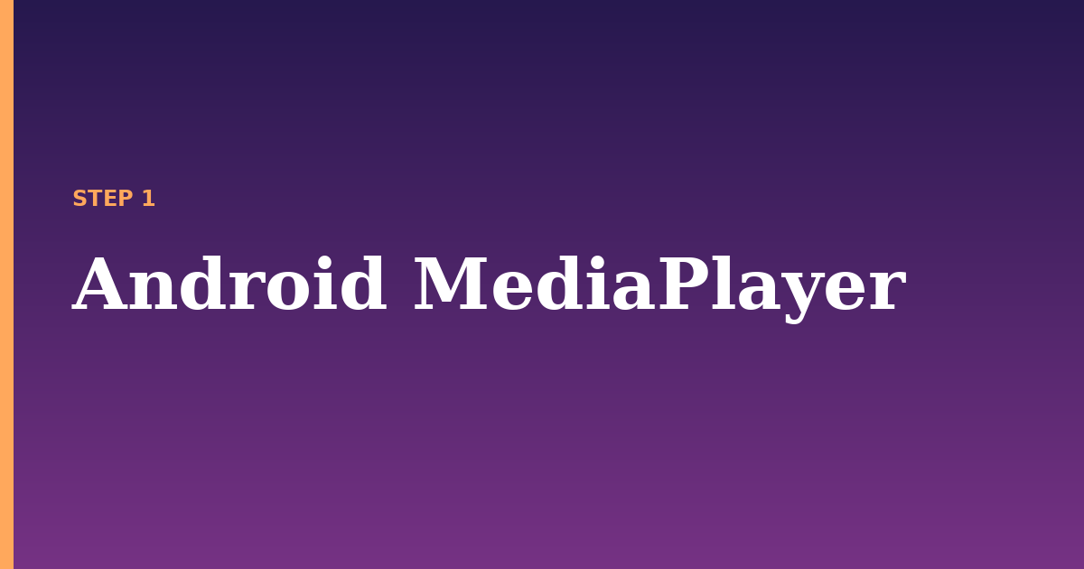 android illustration for: Android MediaPlayer