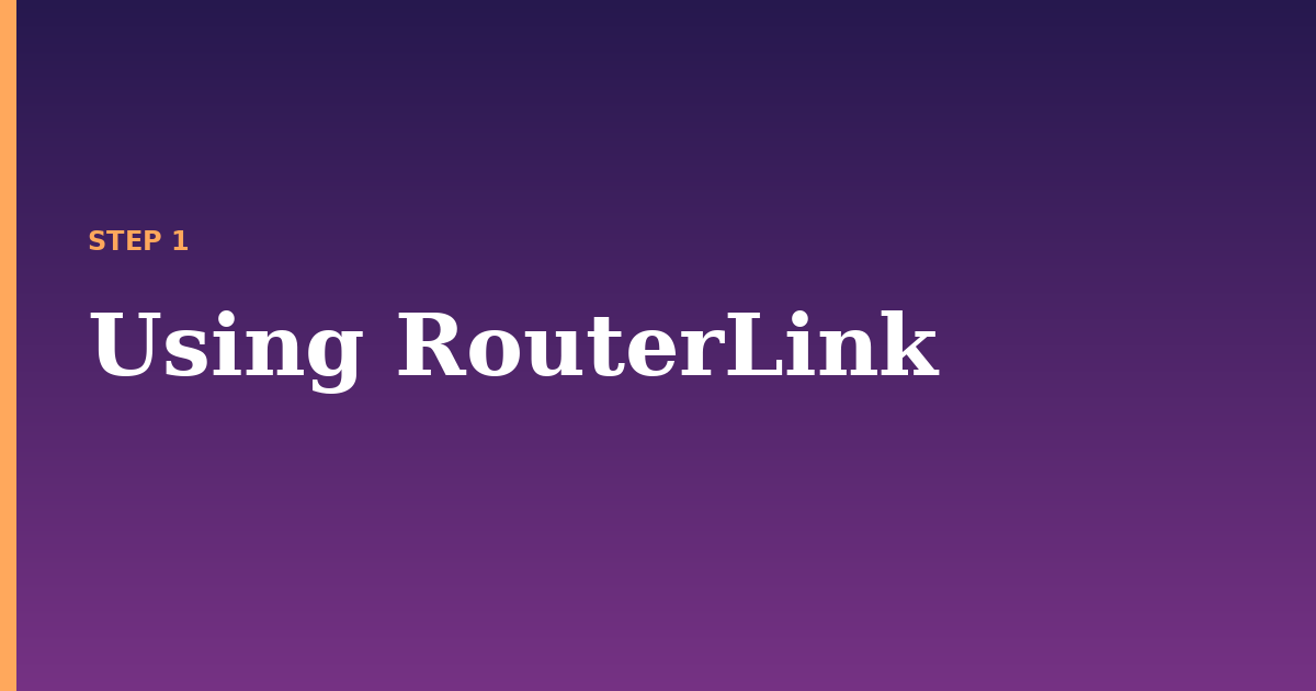 router illustration for: Using RouterLink