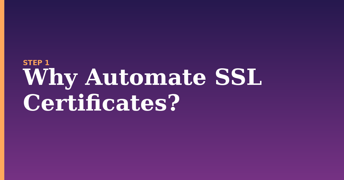 ssl illustration for: Why Automate SSL Certificates?