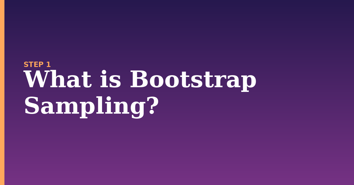 bootstrap sampling illustration for: What is Bootstrap Sampling?