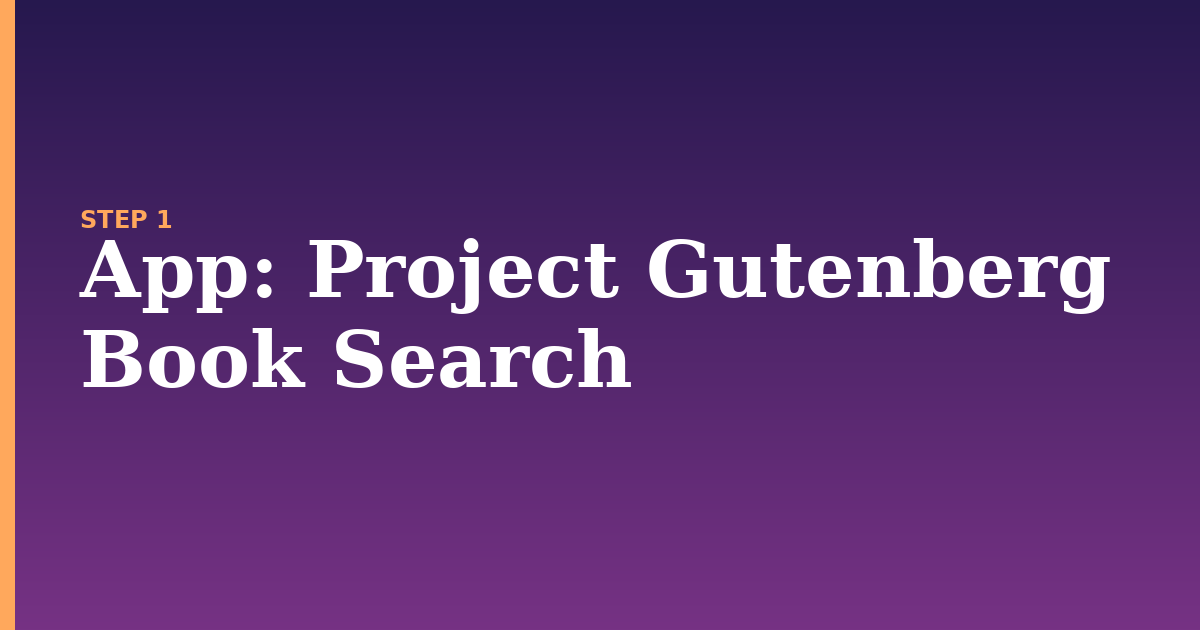 app illustration for: Project Gutenberg Book Search