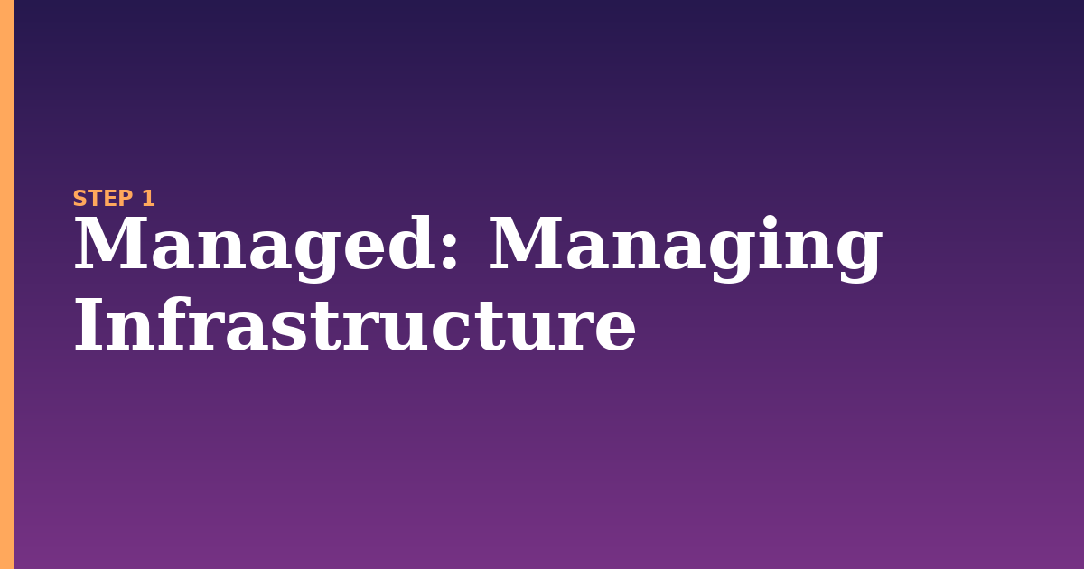 managed illustration for: Managing Infrastructure