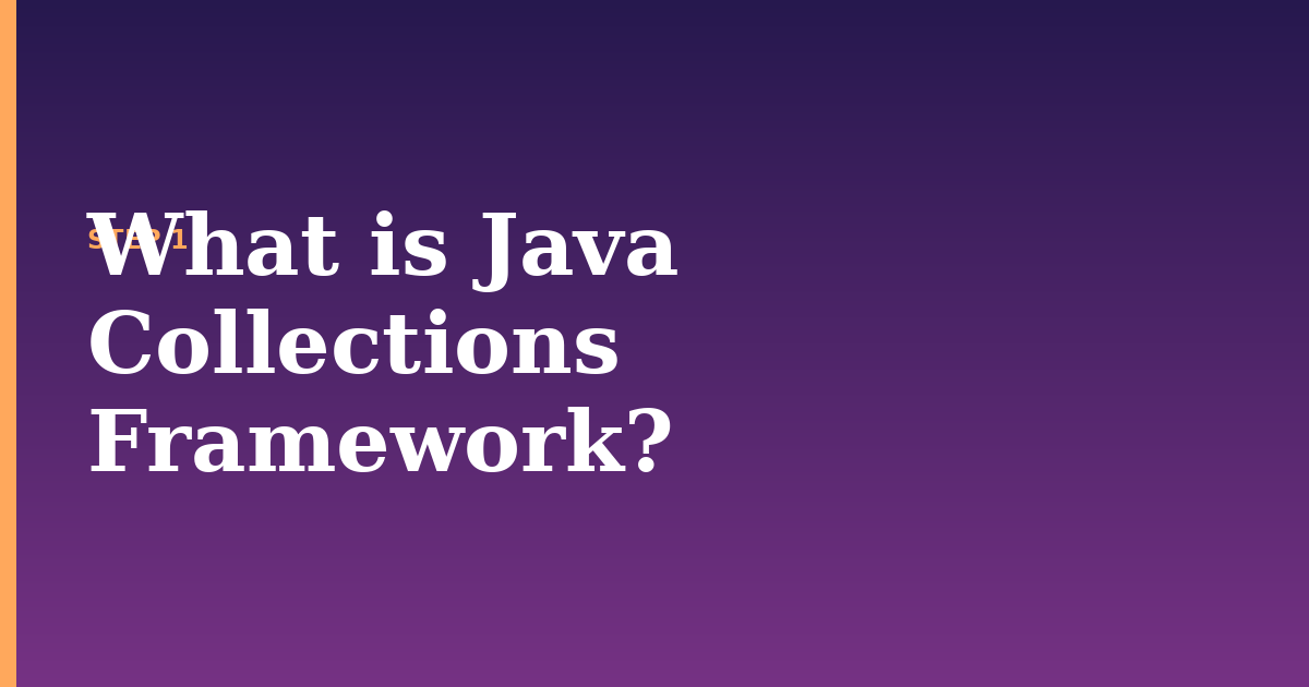 java illustration for: What is Java Collections Framework?