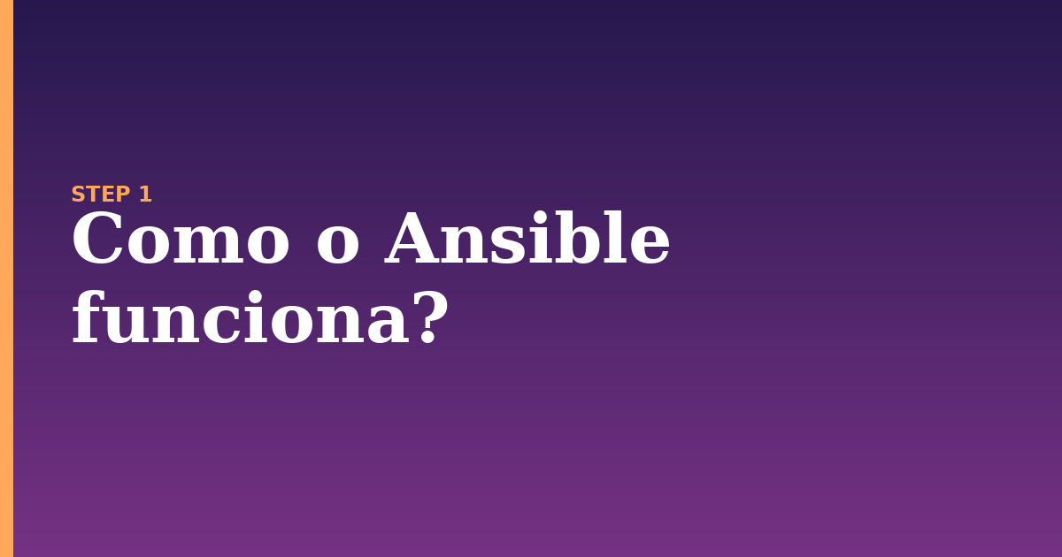 ansible illustration for: Como o Ansible funciona?