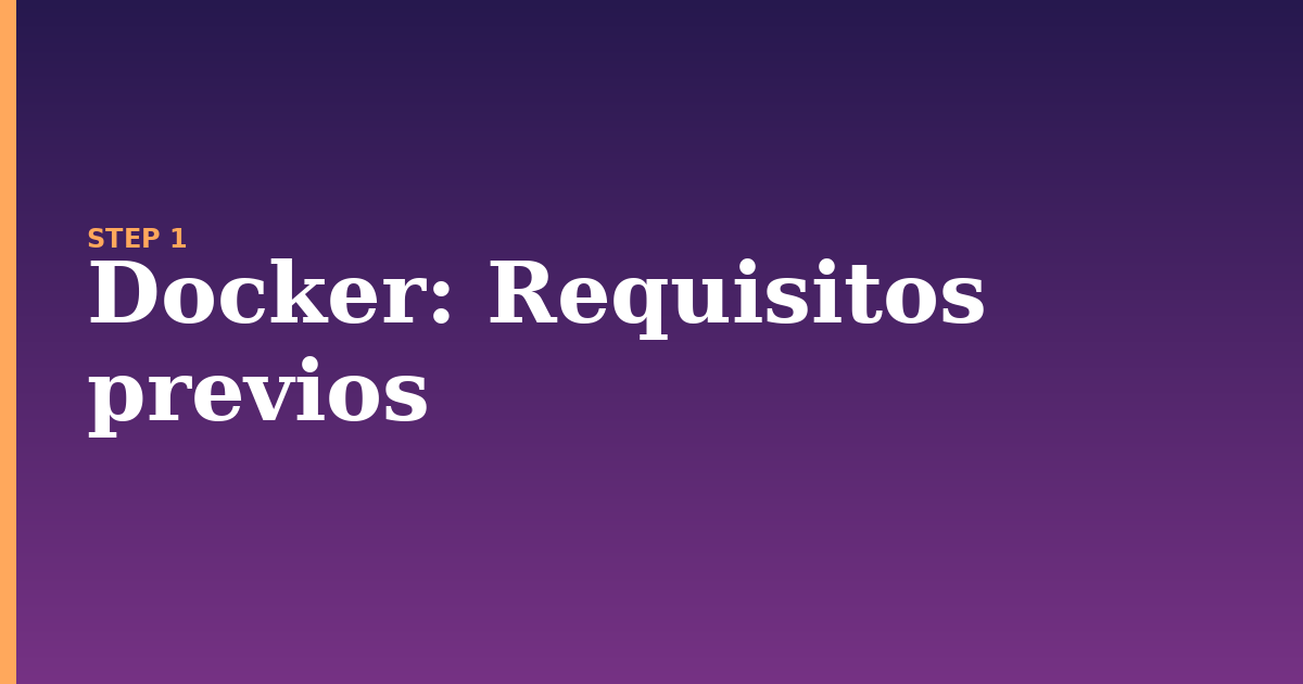 docker illustration for: Requisitos previos