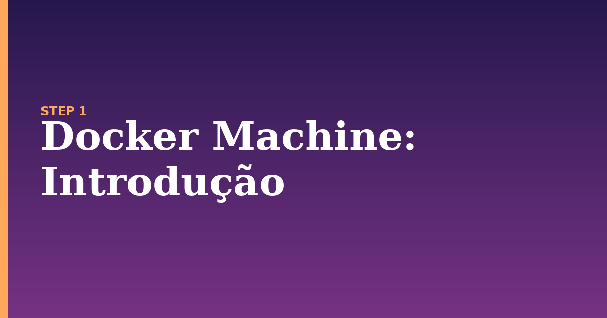 docker machine illustration for: Introdução