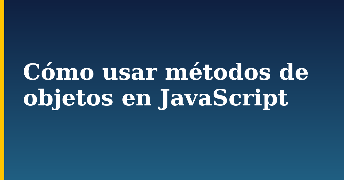 Cómo usar métodos de objetos en JavaScript — step-by-step Javascript tutorial on Progressive Robot