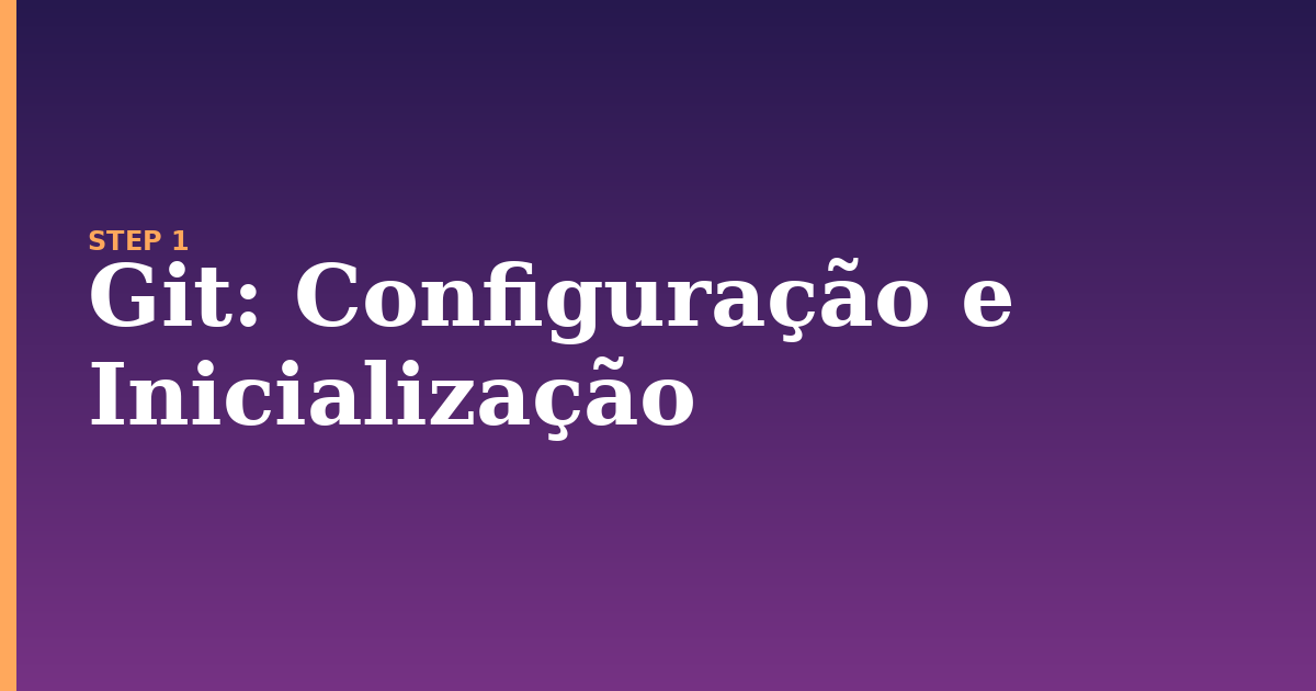 git illustration for: Configuração e Inicialização