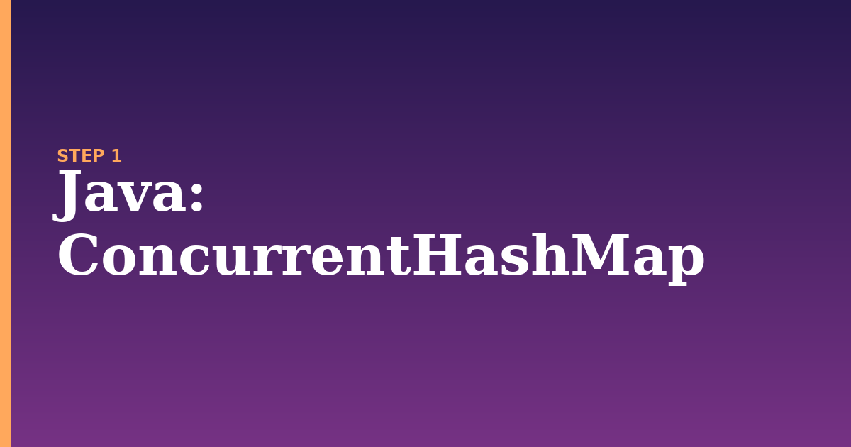 java illustration for: ConcurrentHashMap