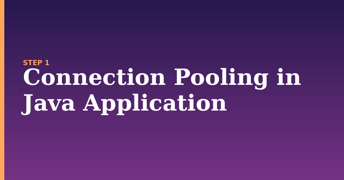 connection illustration for: Connection Pooling in Java Application