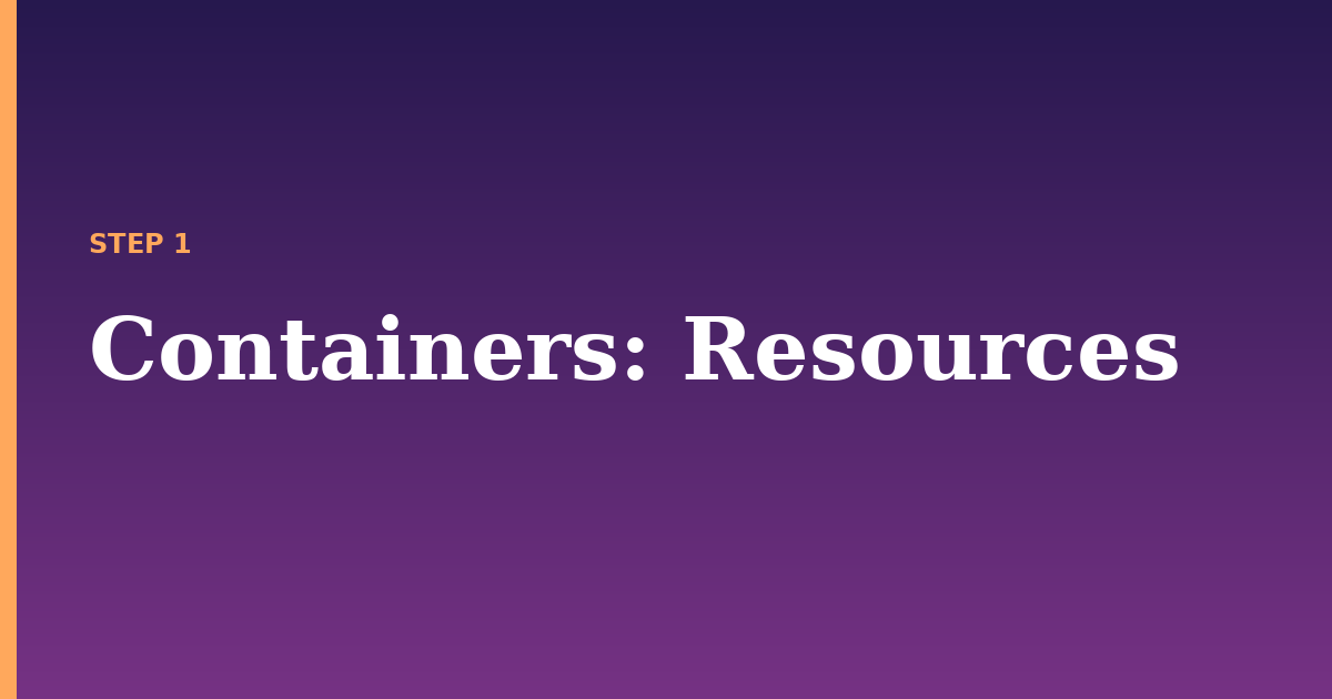 containers illustration for: Resources