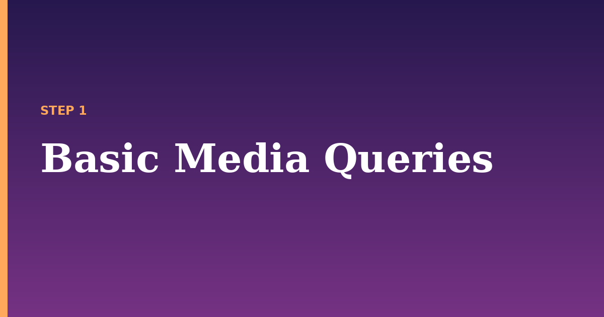 media queries illustration for: Basic Media Queries