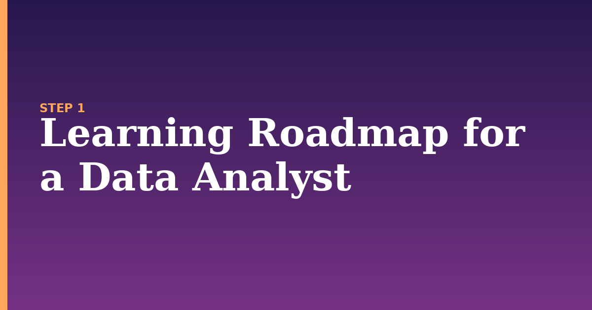 analyst illustration for: Learning Roadmap for a Data Analyst