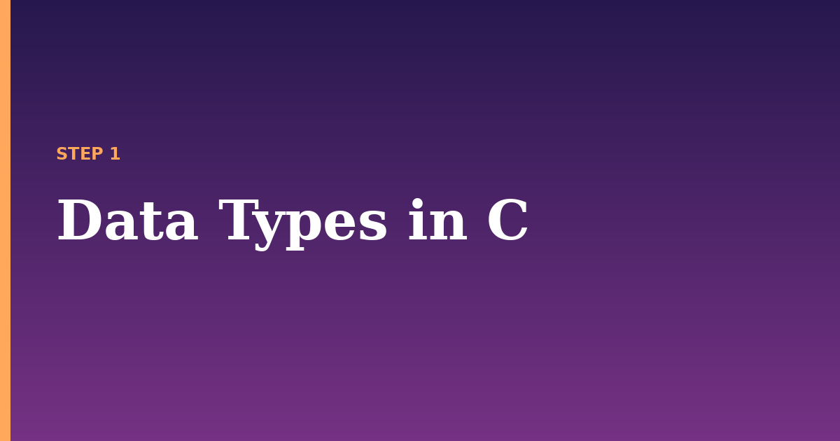 types illustration for: Data Types in C