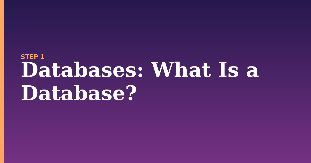 databases illustration for: What Is a Database?