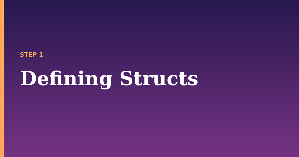 structs illustration for: Defining Structs
