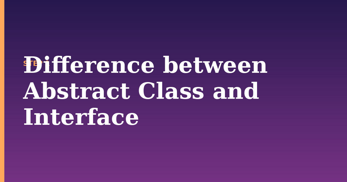 abstract class illustration for: Difference between Abstract Class and Interface