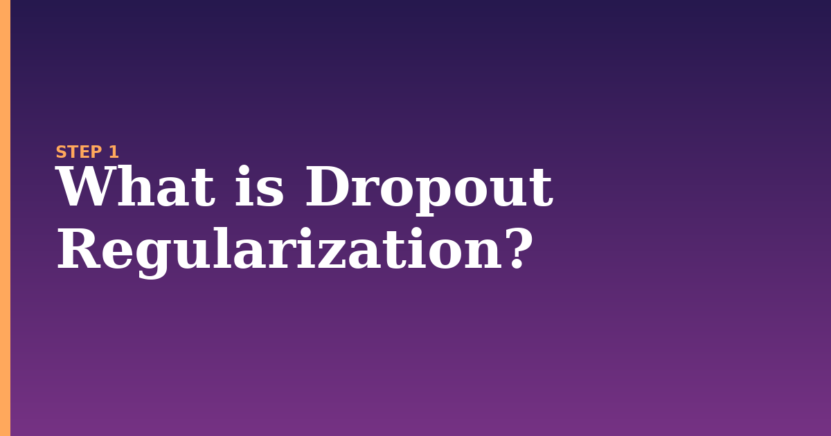dropout illustration for: What is Dropout Regularization?