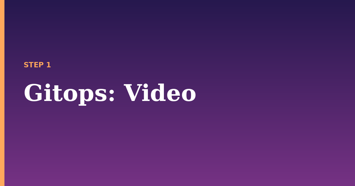 gitops illustration for: Video