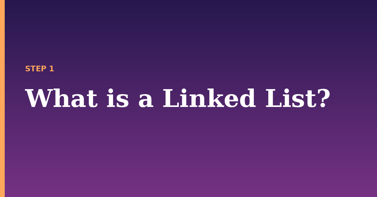 linked list illustration for: What is a Linked List?