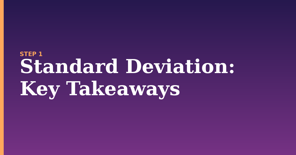 standard deviation illustration for: Key Takeaways