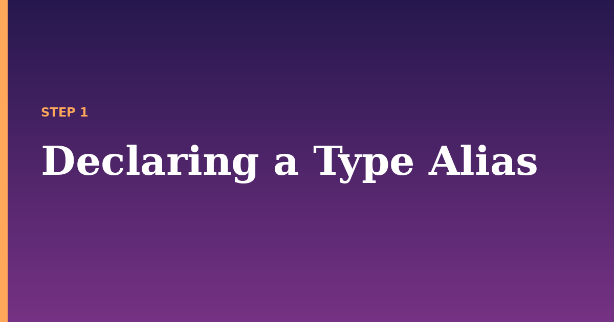 type illustration for: Declaring a Type Alias