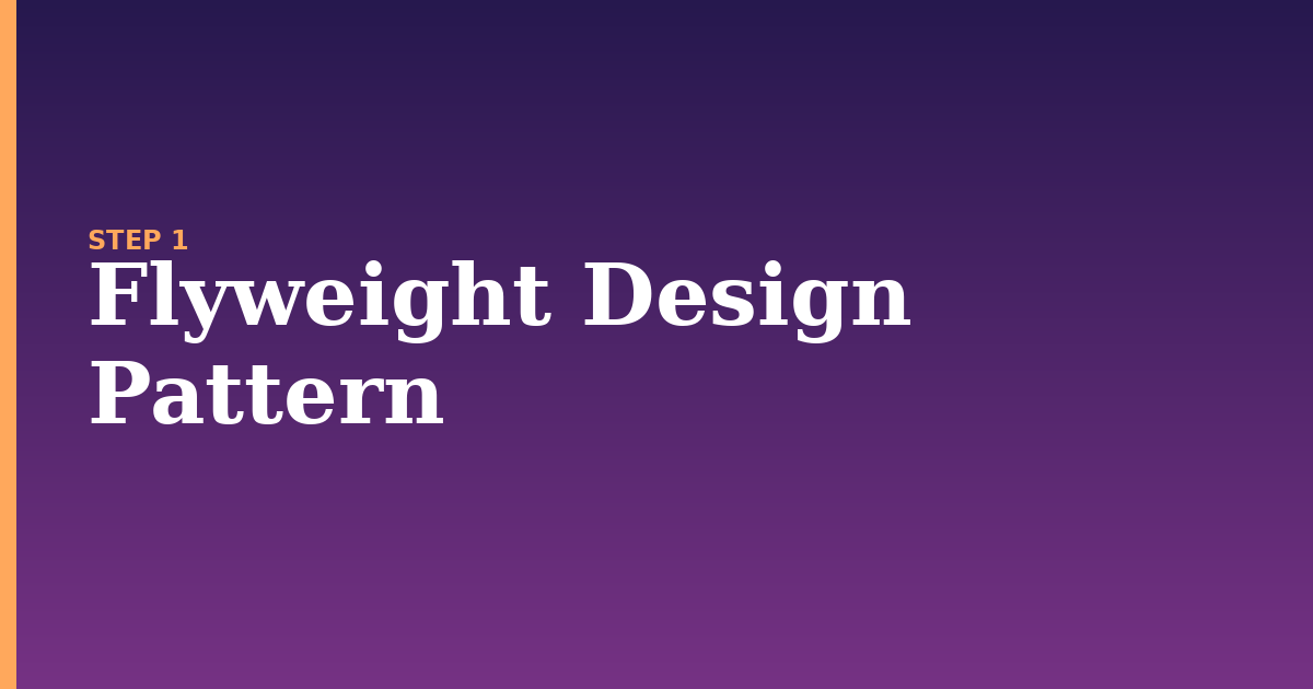 design pattern illustration for: Flyweight Design Pattern