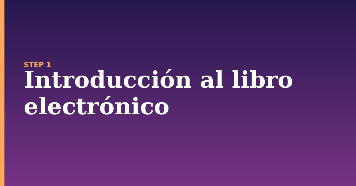 libro electr illustration for: Introducción al libro electrónico